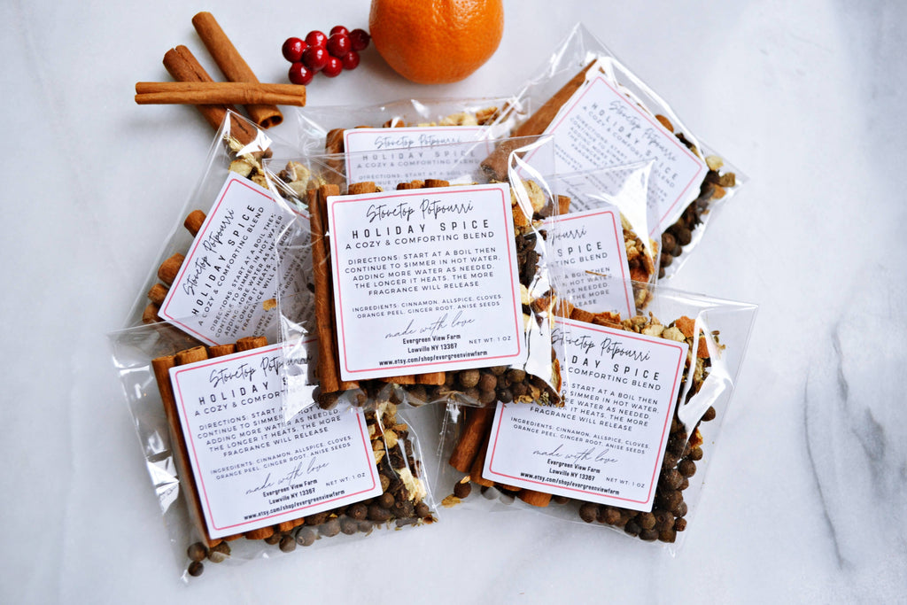 Holiday Spice Simmer Stovetop Potpourri Blend