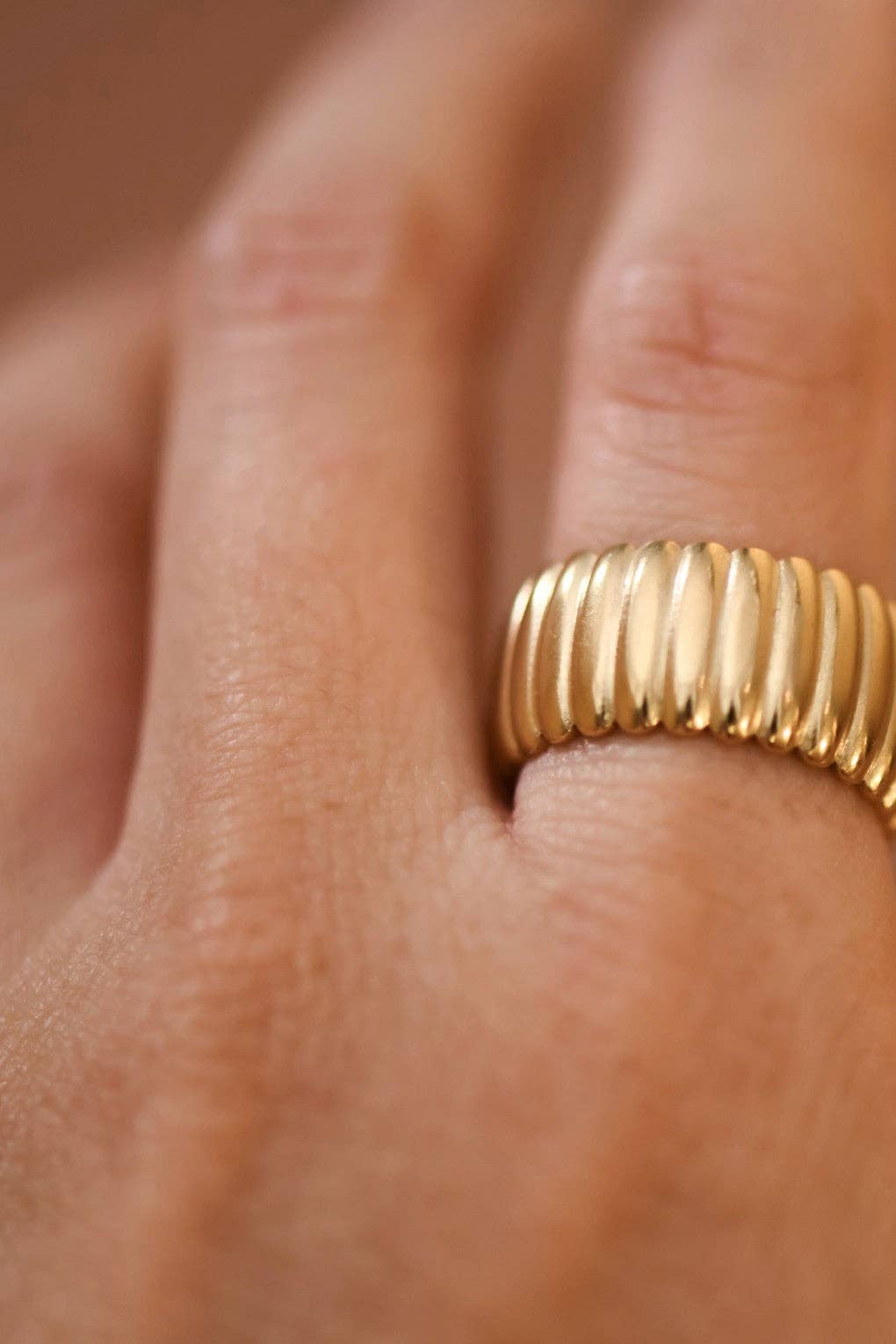 Gold Stainless Steel Ring