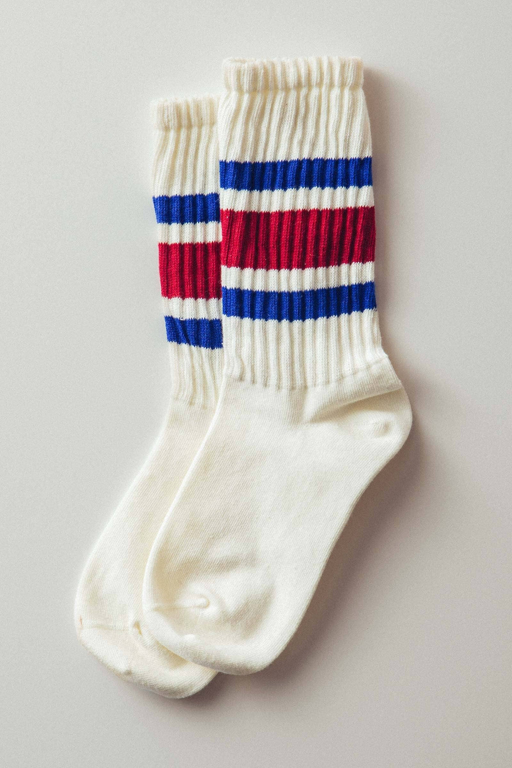 Varsity Stripe Ribbed Crew Socks