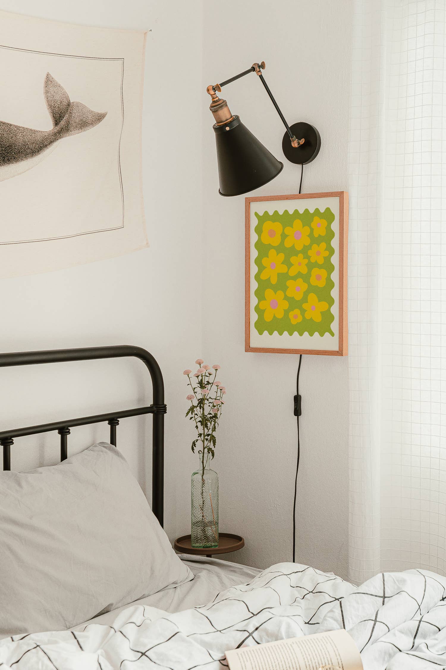 Retro Flower Print