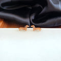 Brown Glitter Dainty Dachshund Studs