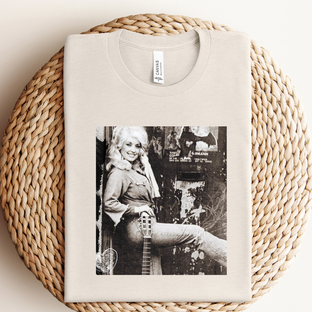 Light Beige Miss Dolly Graphic Tee