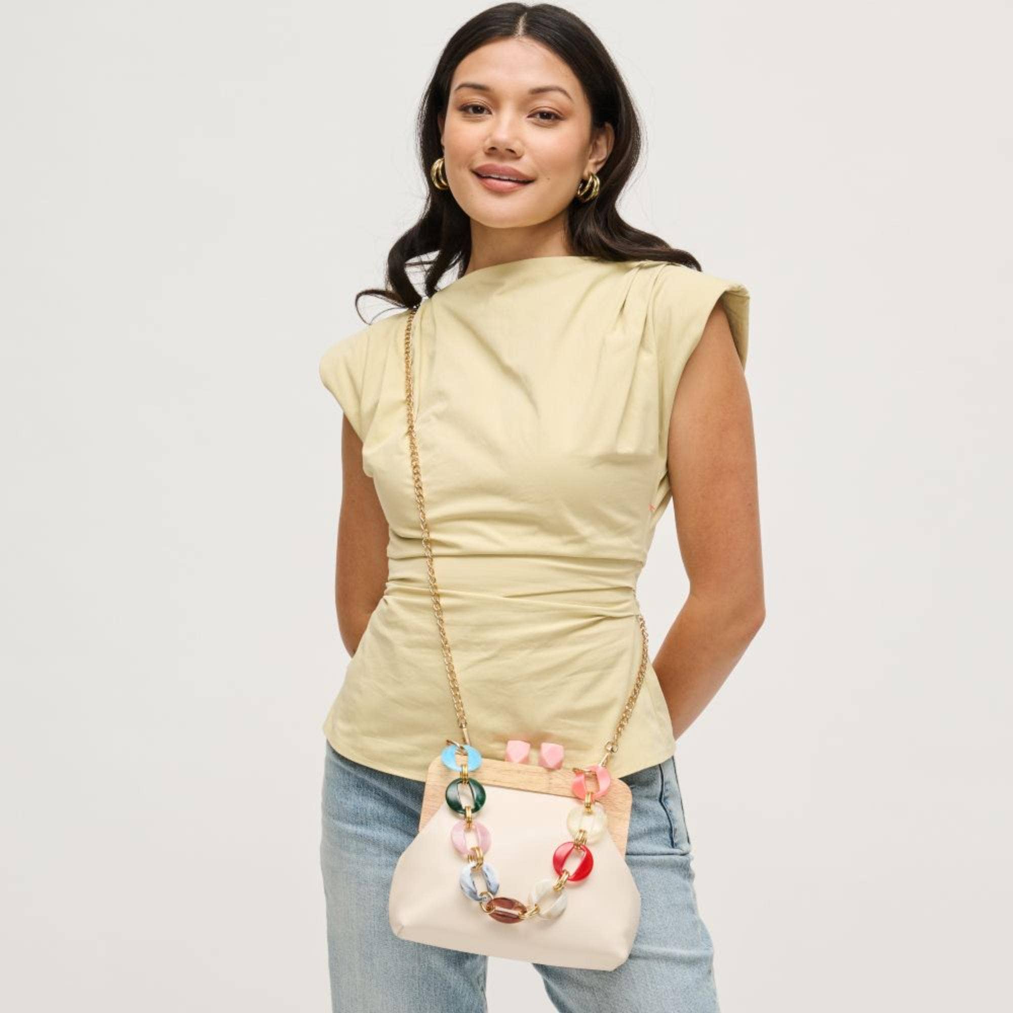 Ivory Talullah Cameo Evening Bag