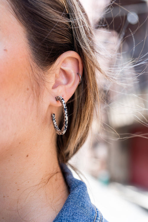 Black Dot Camy Hoops