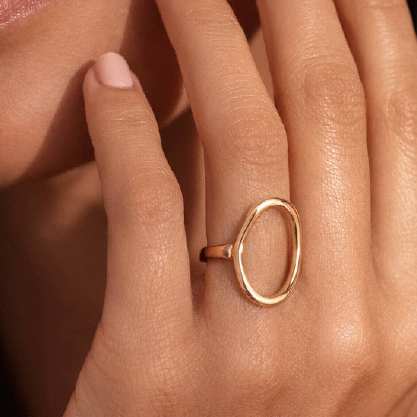 Gold Stainless Steel Ring