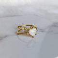 Opal Heart Ring
