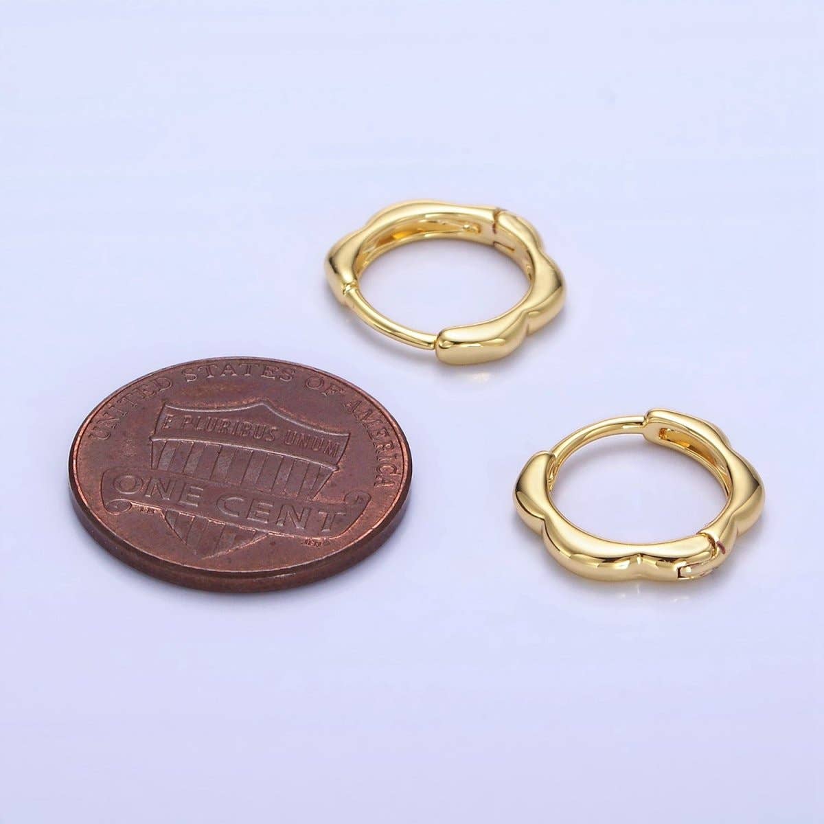 Gold Huggie Earrings