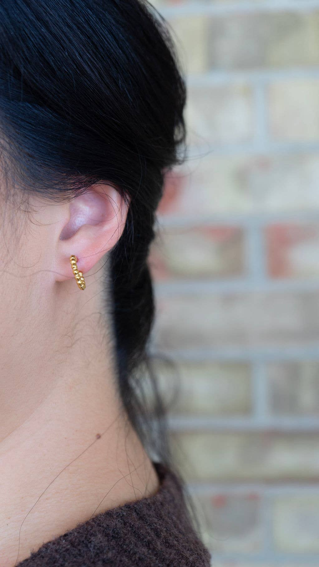 Gold Luxe Bridget Hoops