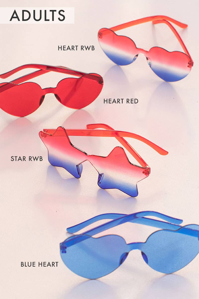 Star Red, White & Blue Sunglasses