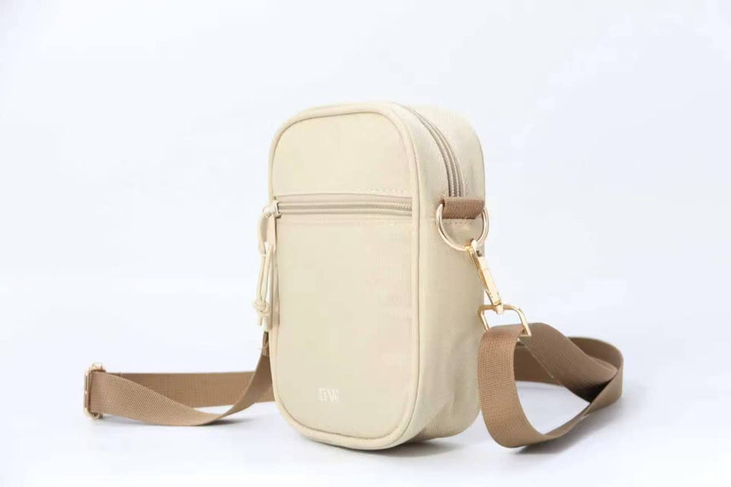 Tonal Sandstone Crossbody Bag