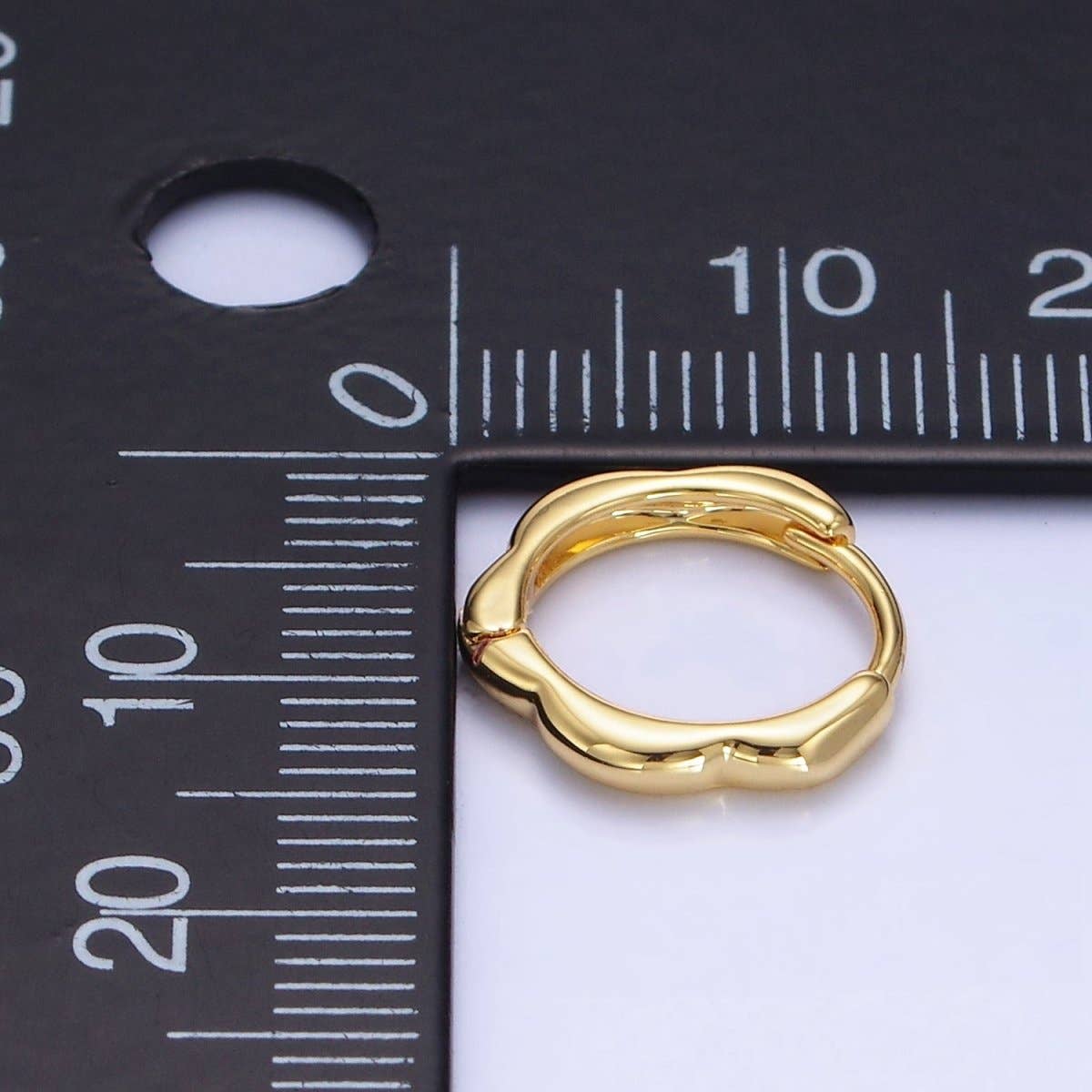 Gold Huggie Earrings