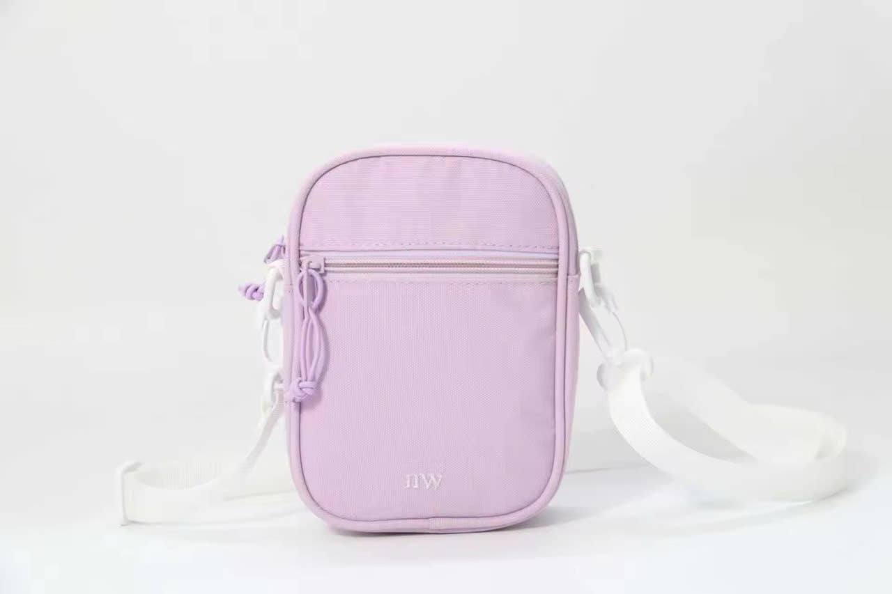 Tonal Purple Crossbody Bag