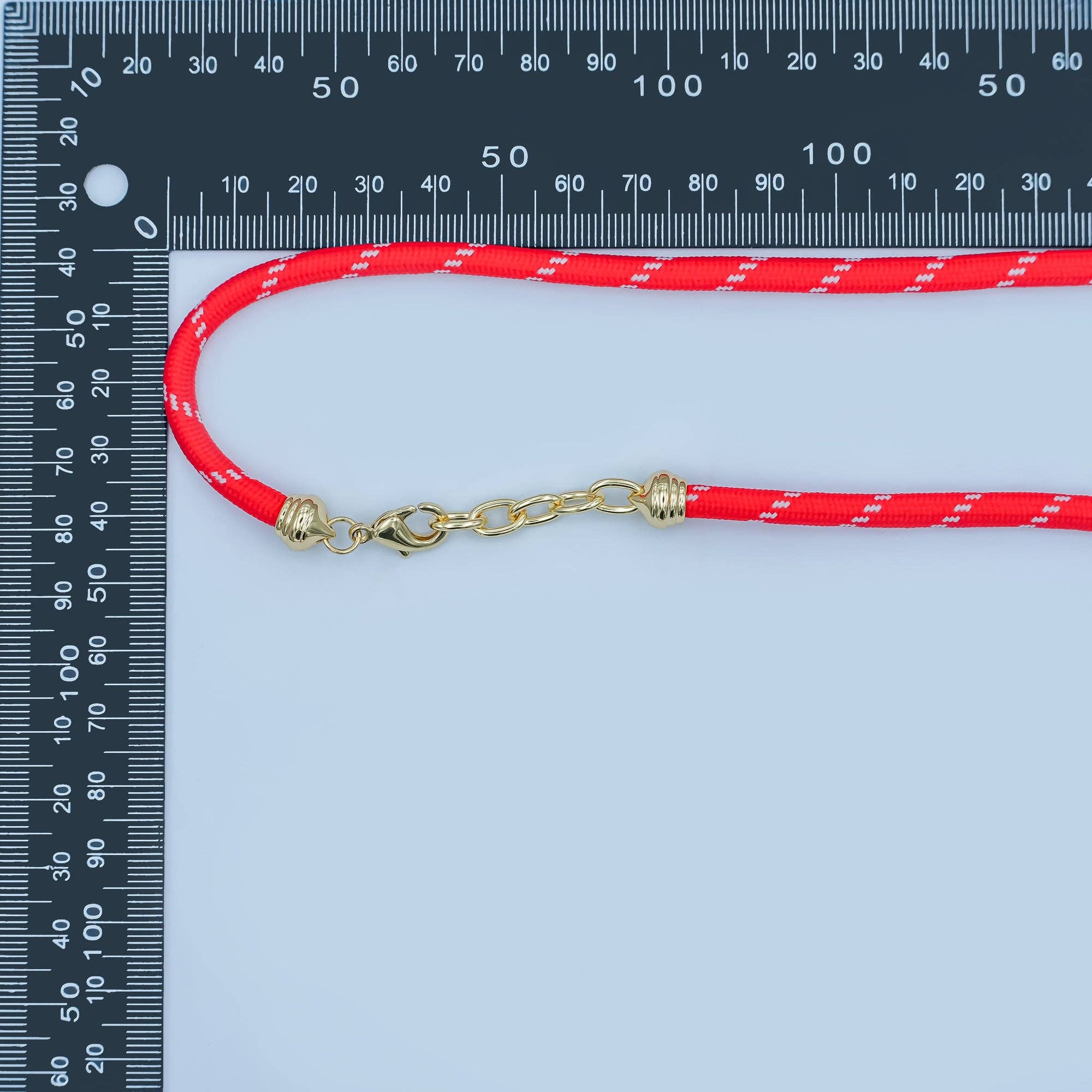 Red Cord Chain Necklace