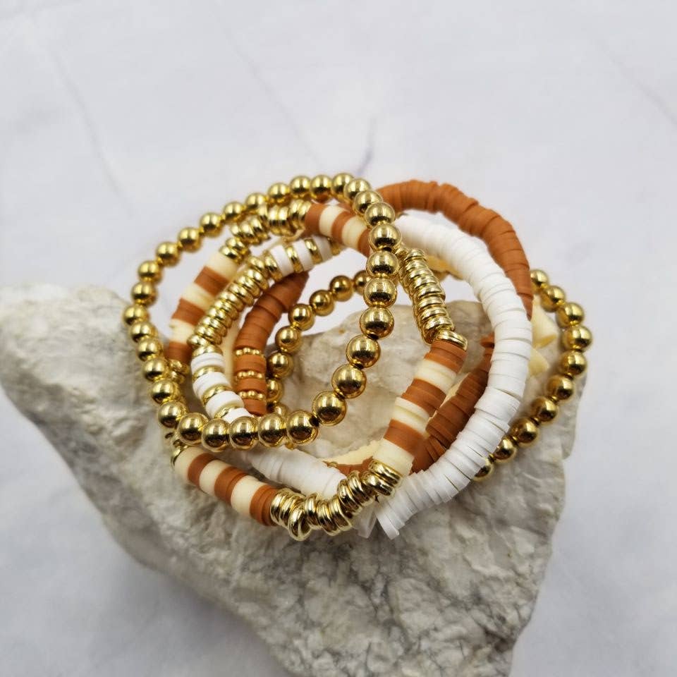 Fall Heishi Bracelets
