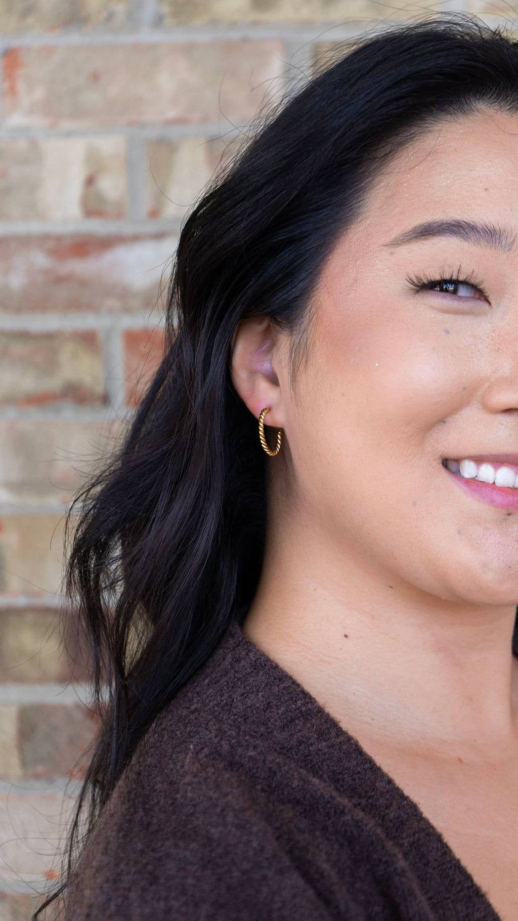 Gold Luxe Tatum Hoops