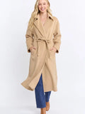 Toffee Camel Wool Blend Overcoat