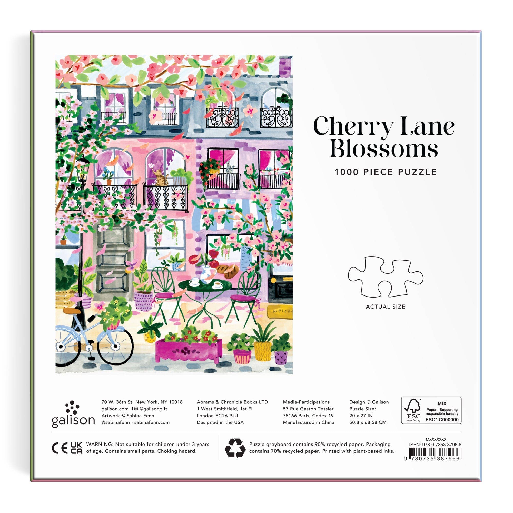 Cherry Lane Blossoms Puzzle