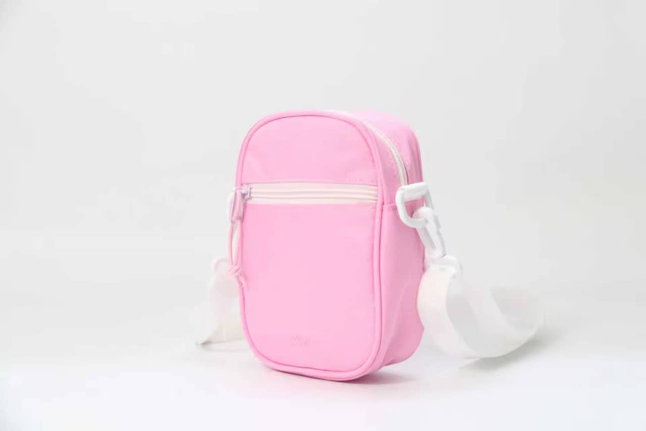 Tonal Pink Crossbody Bag