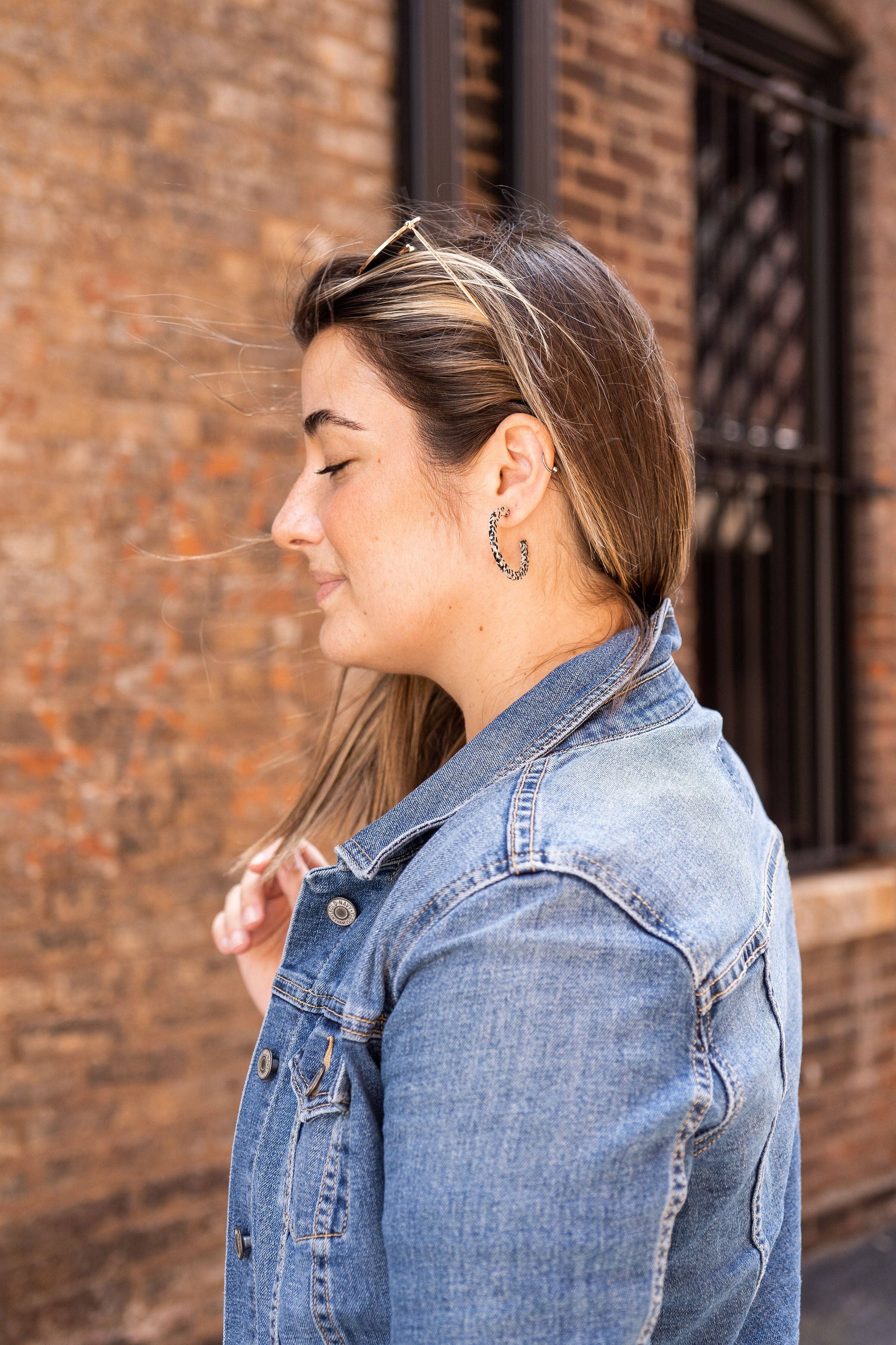 Black Dot Camy Hoops