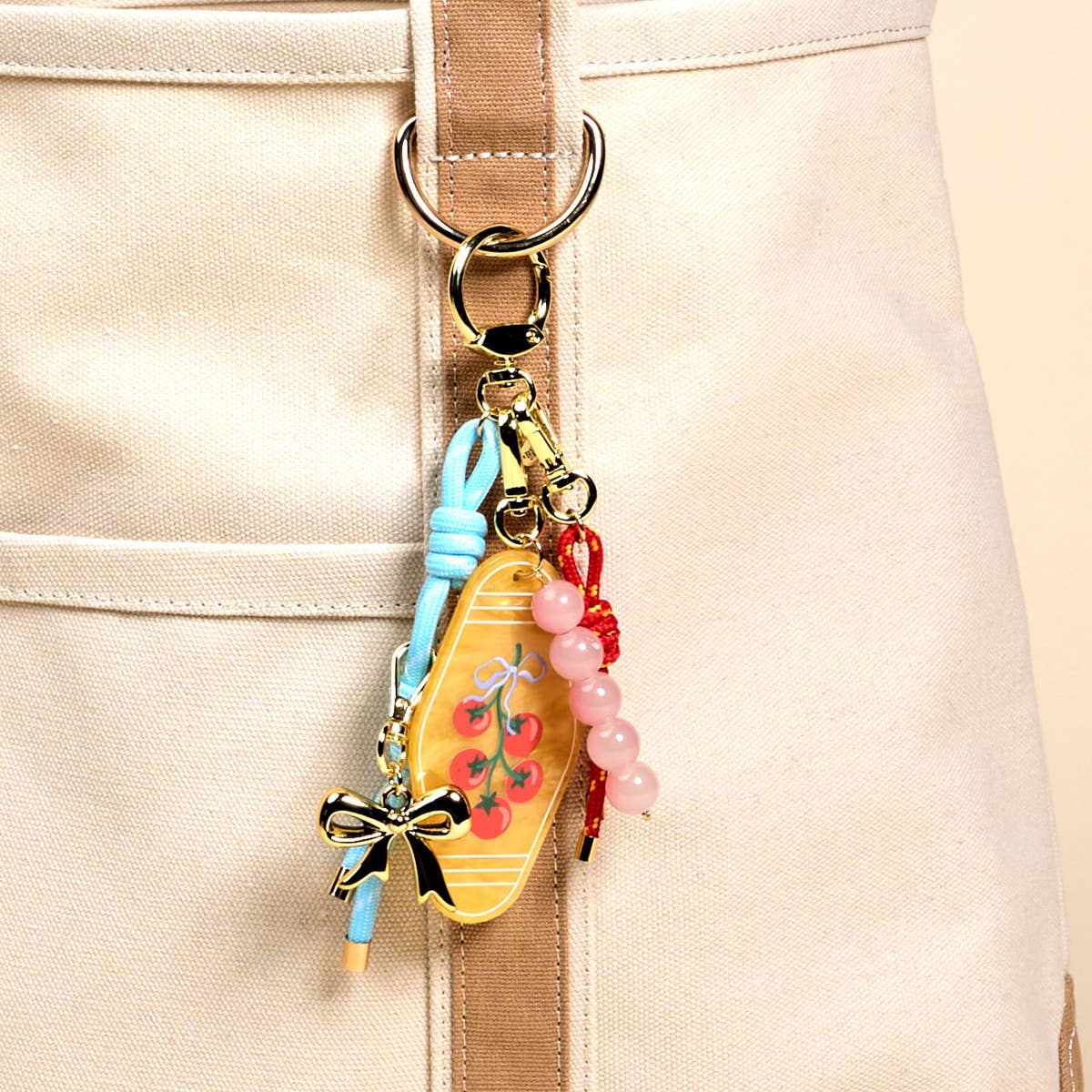 Off The Vine Motel Key Bag Charm