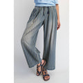 Denim Stripe Pull On Jean