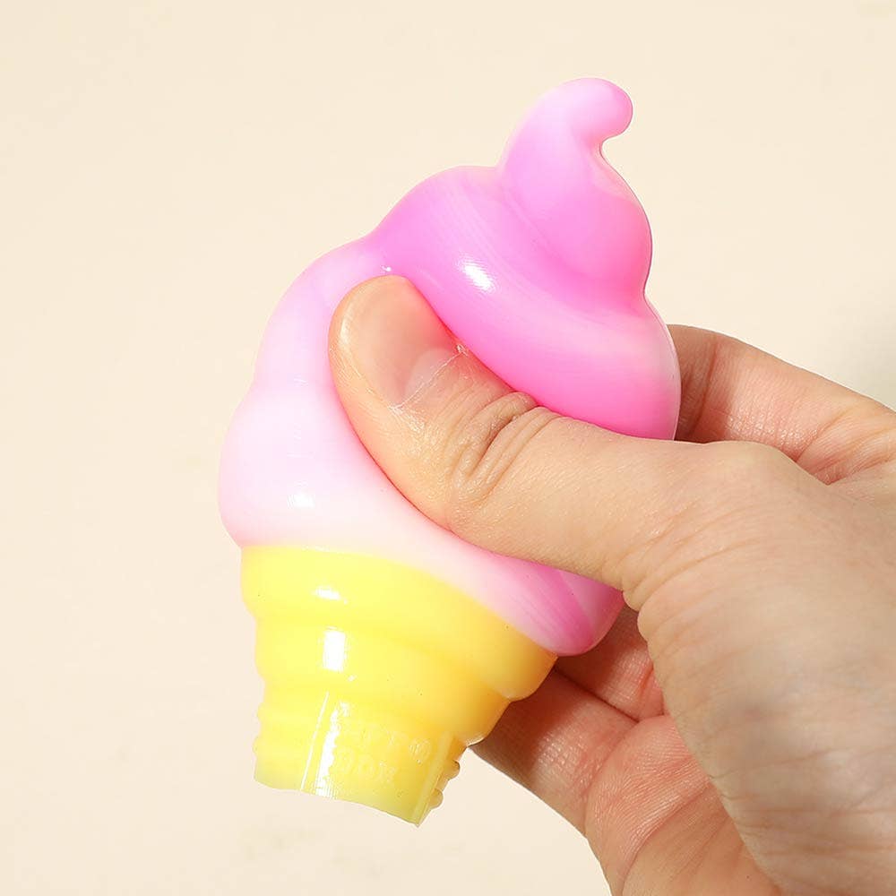 Ice Cream Cone Squishy Toy
