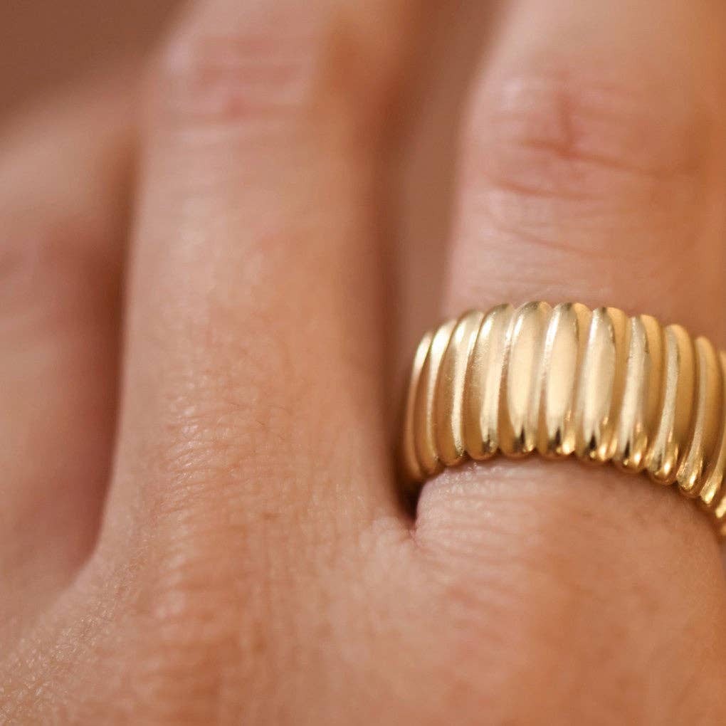 Gold Stainless Steel Ring