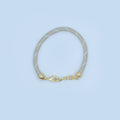 Beige Cord Chain Bracelet
