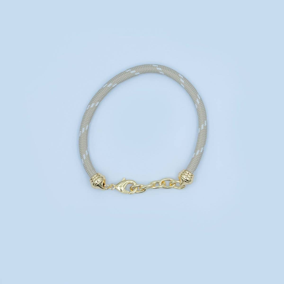 Beige Cord Chain Bracelet