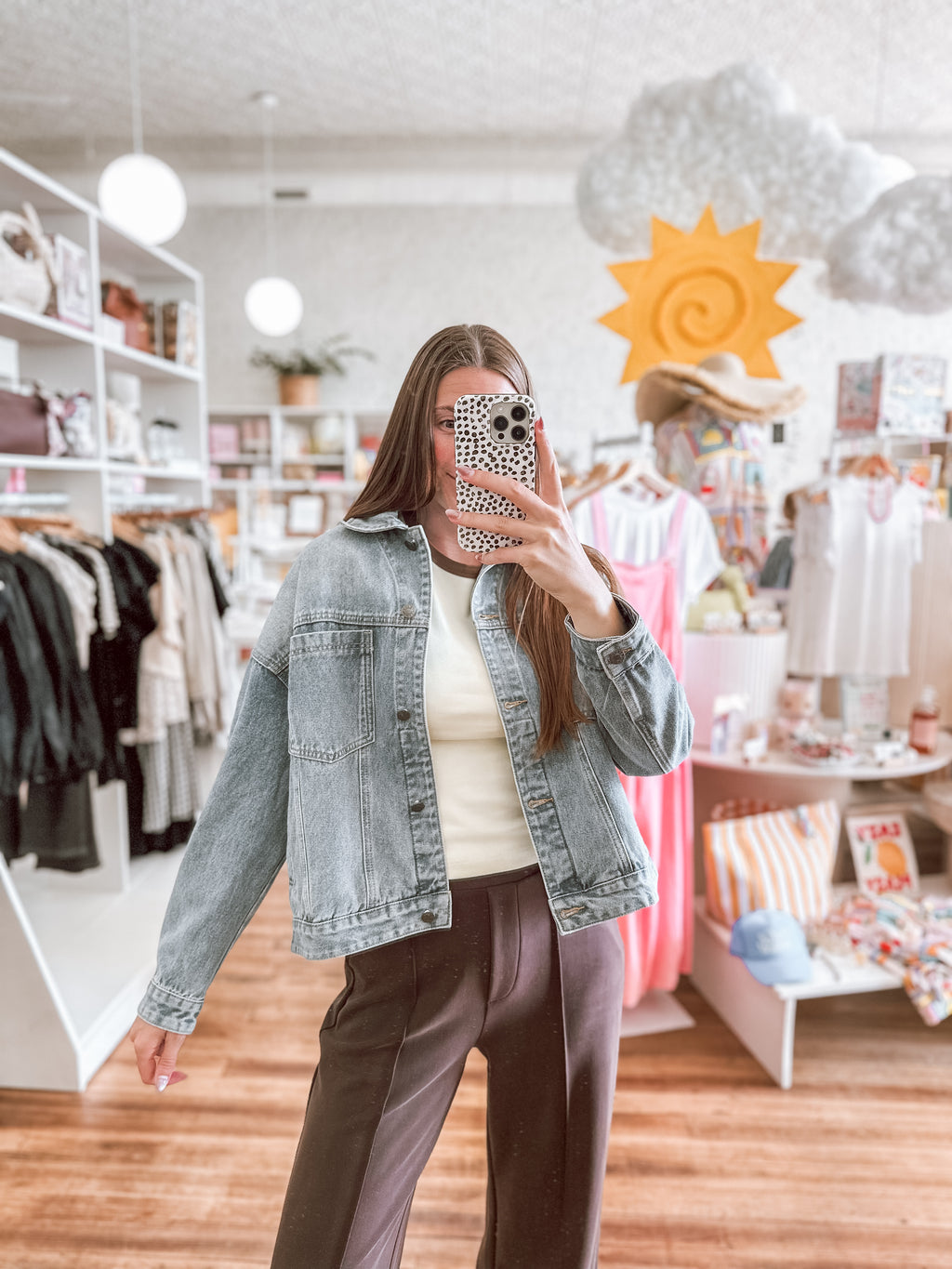 Denim Oversized Western Jacket