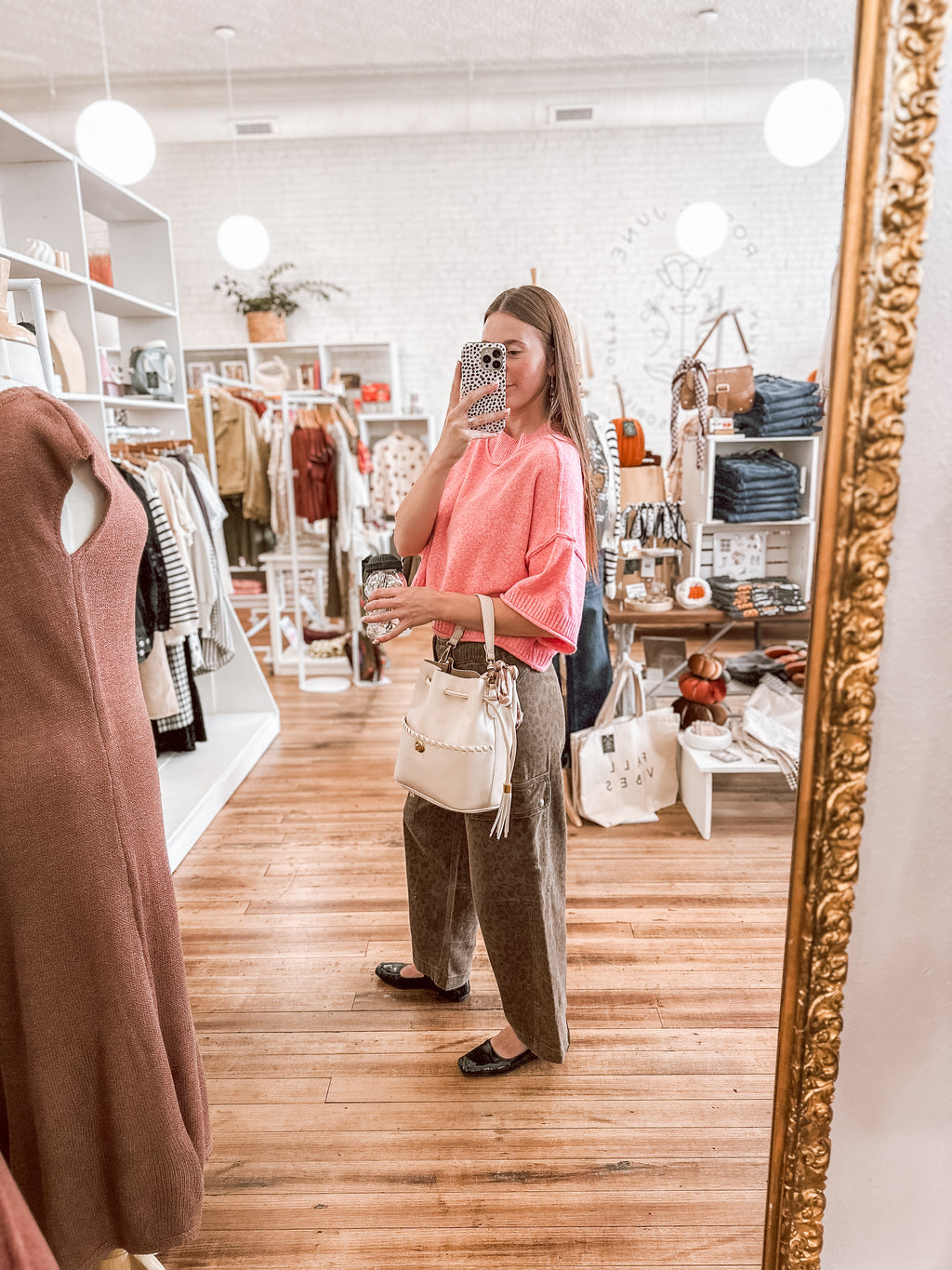 Janae Bone Recycled Vegan Leather Top Handle Bag