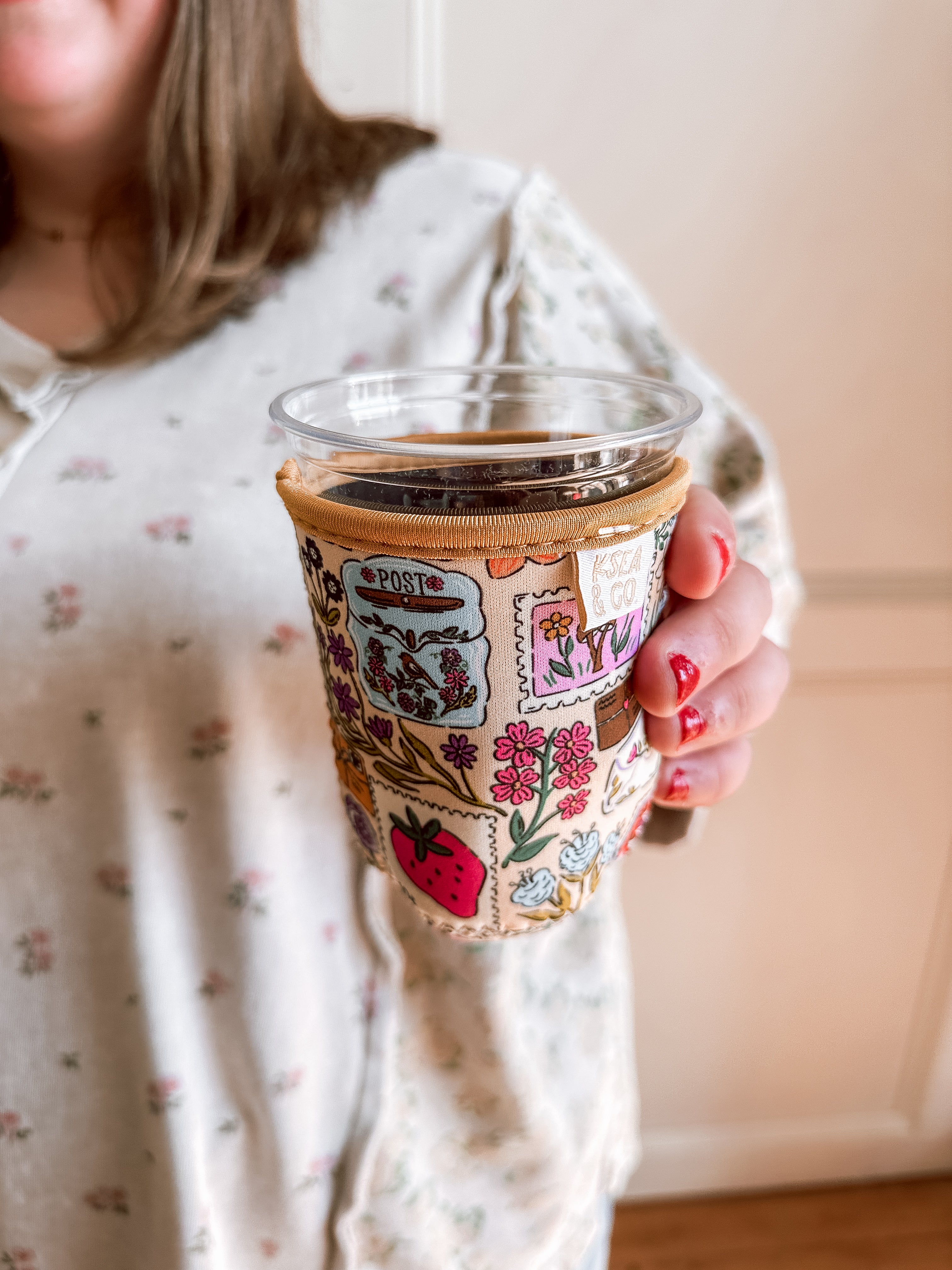 Garden Post Iced Coffee Drink Sleeve