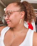 Iowa Hawkeyes Enamel Script Earring