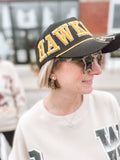 Black Iowa Trucker Hat