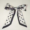 Black & White Polka Dot Scarf