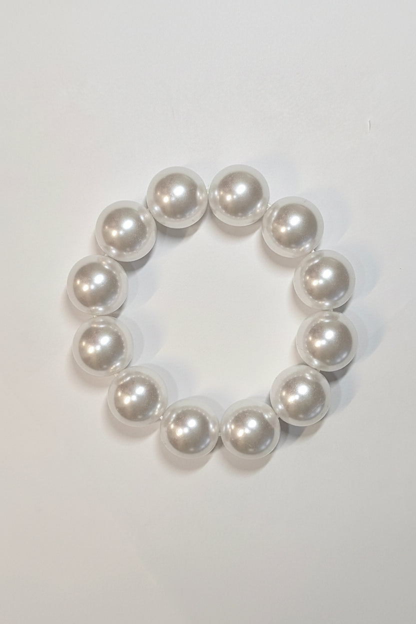 Large Pearl Beaded Bracelet
