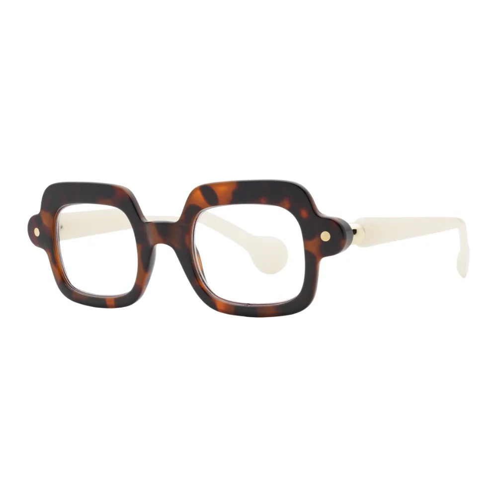 Mel Tortoise & Ivory Glasses