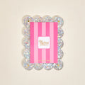 Silver Glitter Mini Acrylic Picture Frame Magnet