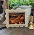 Scallop Pumpkin Patch Framed Canvas Art