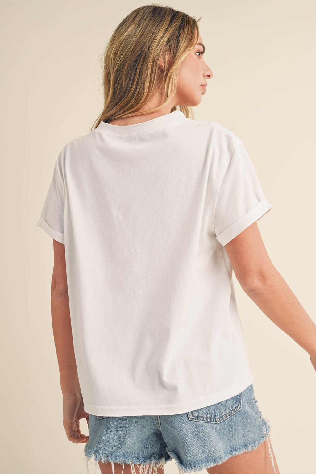 White Mali Baby Tee
