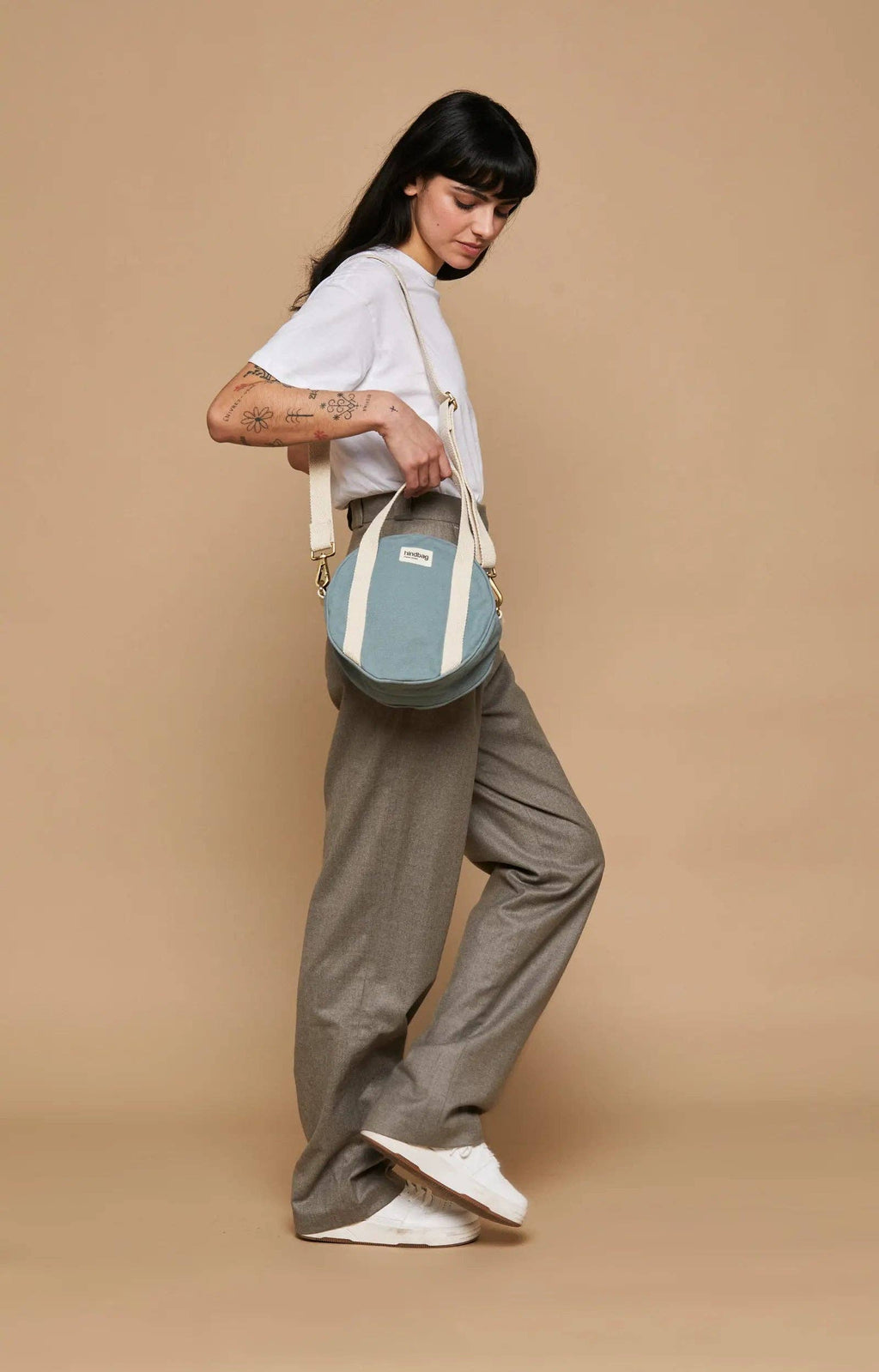 Sage Round Crossbody Bag