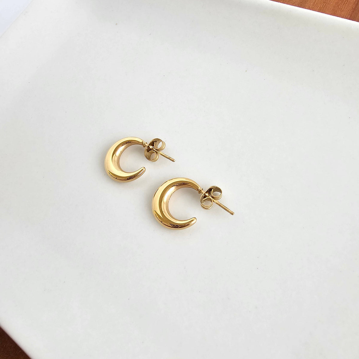 Gold Mini Luxe Selena Hoops