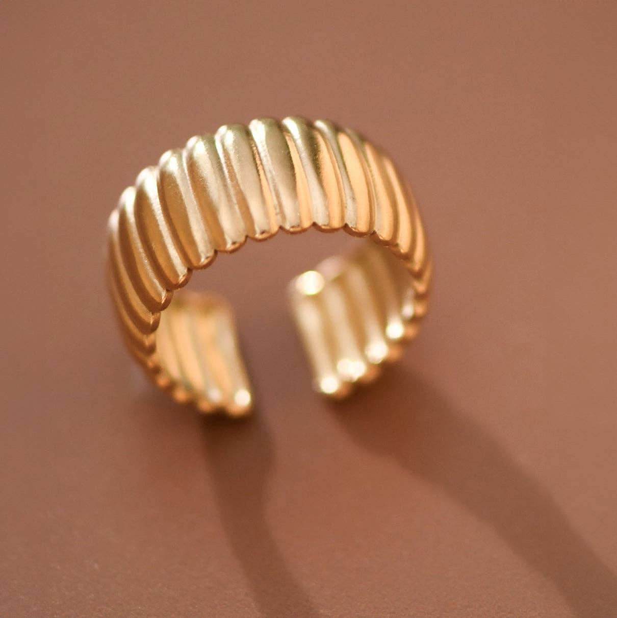 Gold Stainless Steel Ring