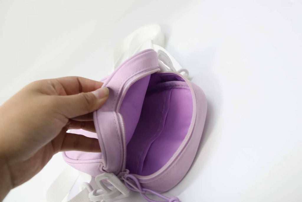 Tonal Purple Crossbody Bag