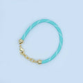 Light Blue Cord Chain Bracelet