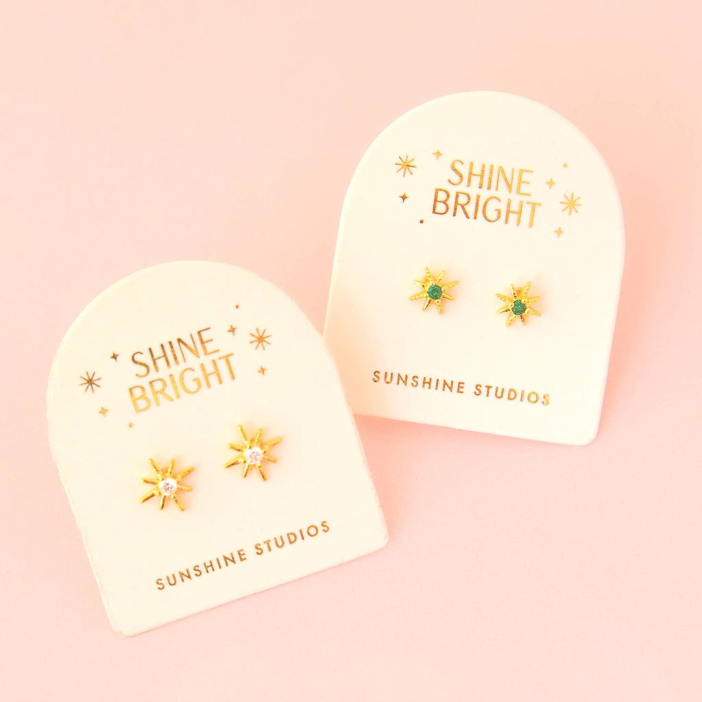 Gold Star Earrings
