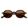 Tortoise Brown Small Round Sunglasses