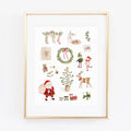 Santa's Workshop Art Print
