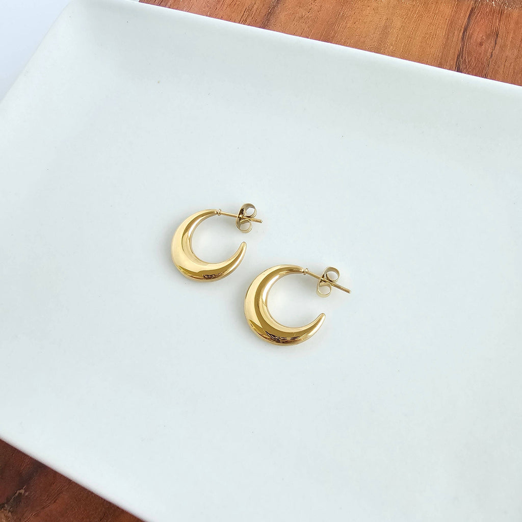 Gold Luxe Selena Hoops
