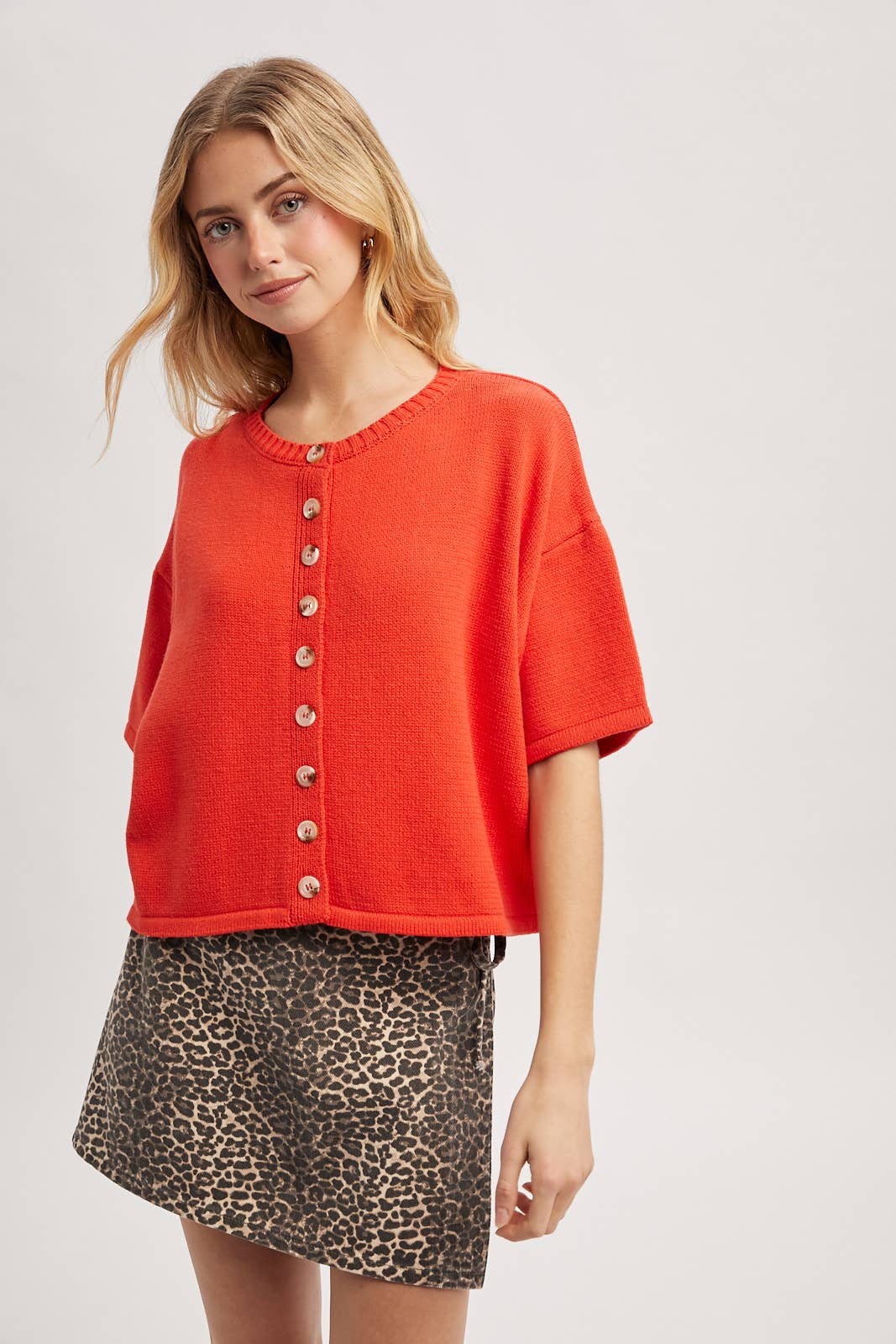 Poppy Button Up Sweater